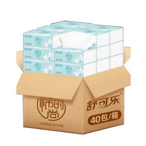 舒可乐原木纸巾抽纸