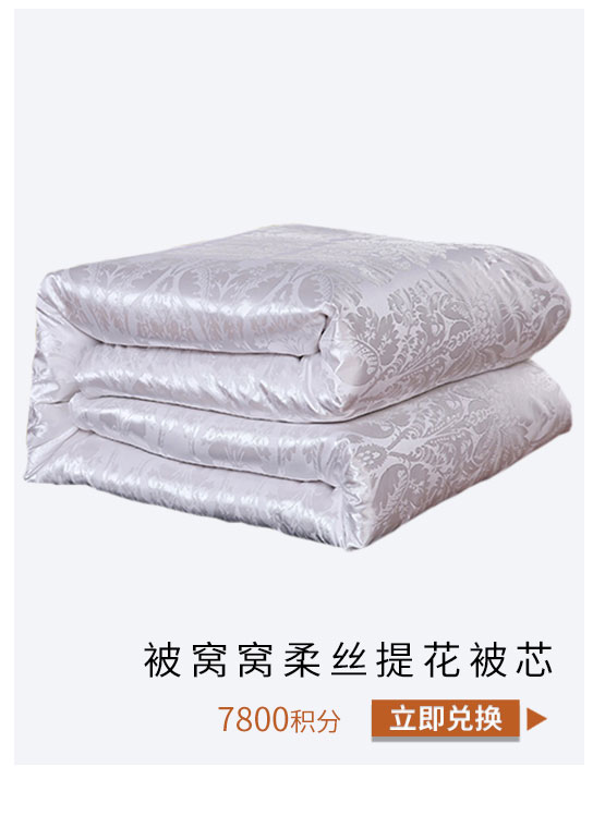 被窝窝柔丝提花被芯
