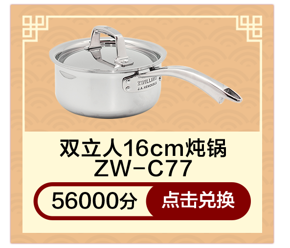 双立人16cm炖锅ZW-C77