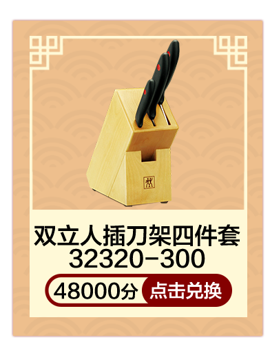 双立人 插刀架四件套32320-300