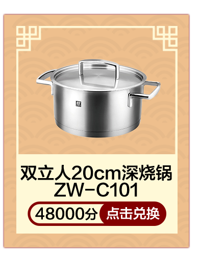双立人20cm深烧锅ZW-C101