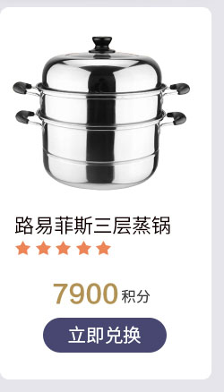 路易菲斯28cm不锈钢三层蒸锅